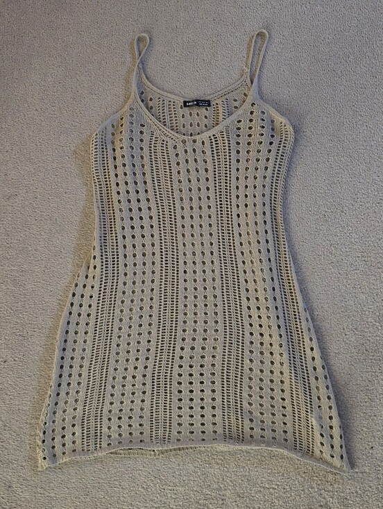 SHEIN Other - Beige Crochet Cover Dress